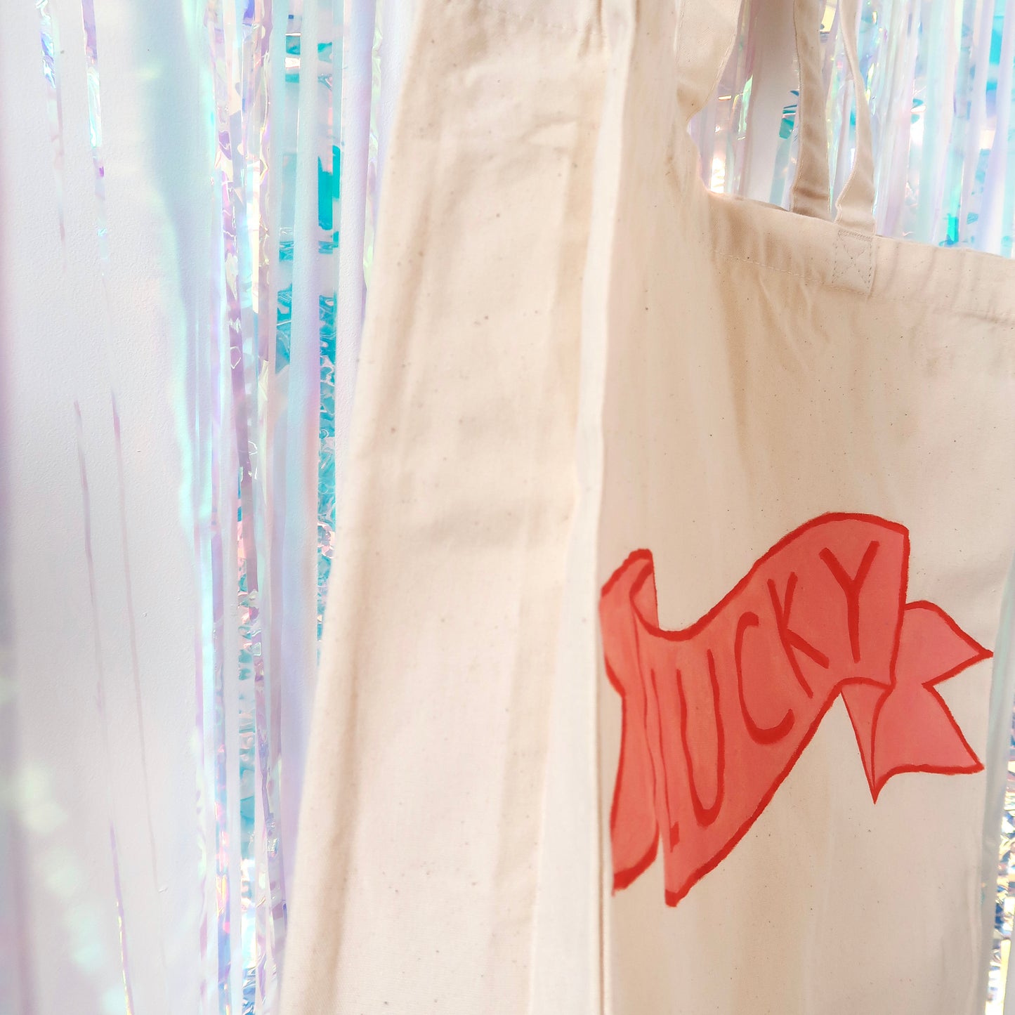 lucky - large tote bag