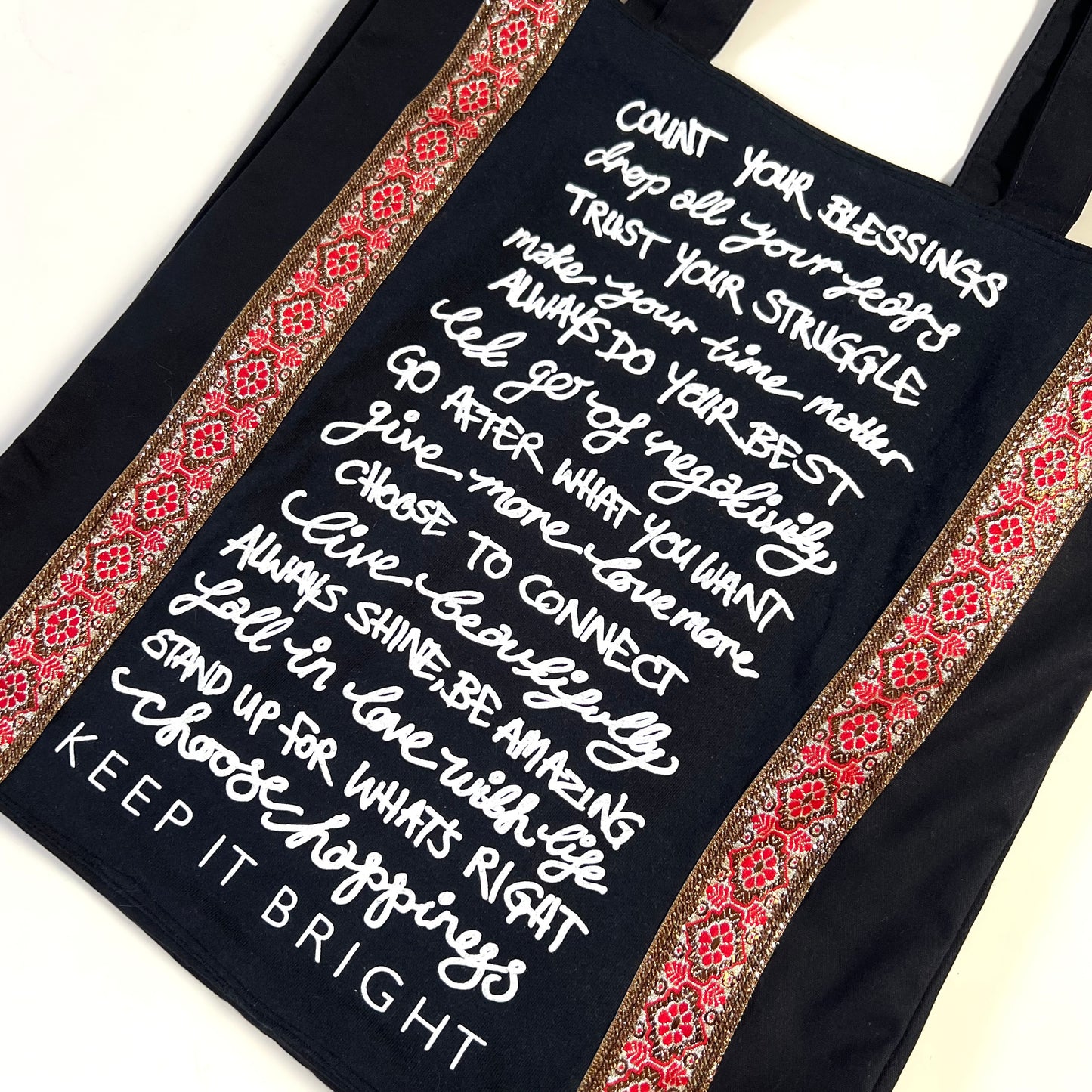 the reminders tote bag