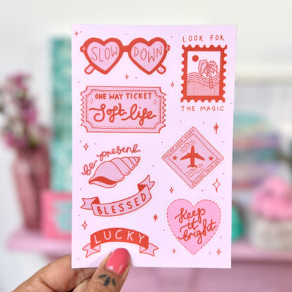 brighter days sticker sheet