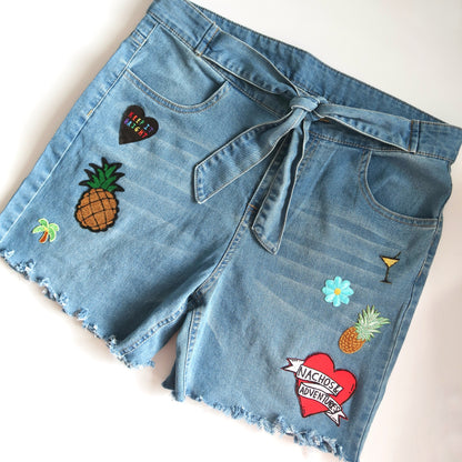 summer nights denim shorts