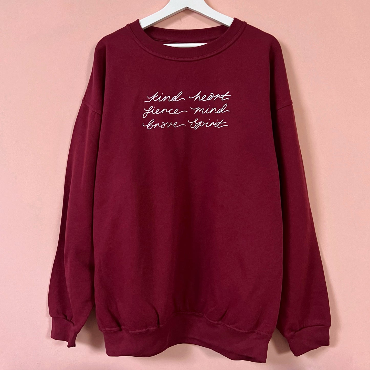 kind heart, fierce mind, brave spirit sweatshirt | 4 colours