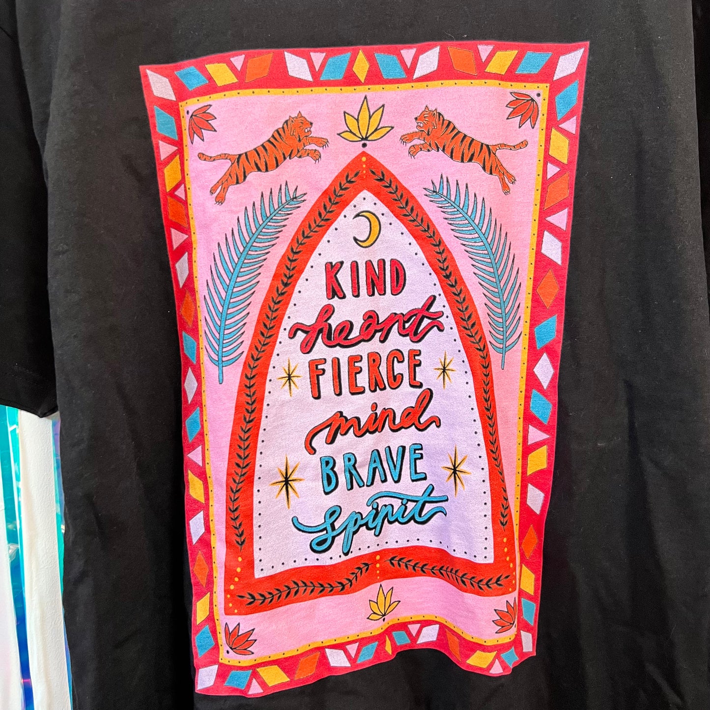kind heart, fierce mind, brave spirit t-shirt - slightly imperfect