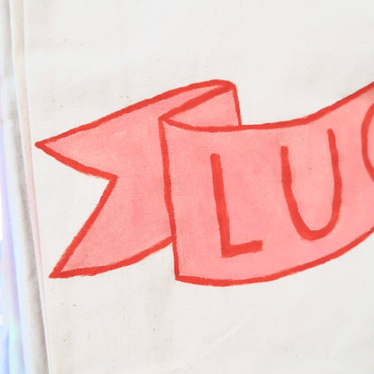 lucky - large tote bag