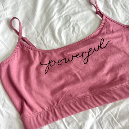 powerful bralette - pink