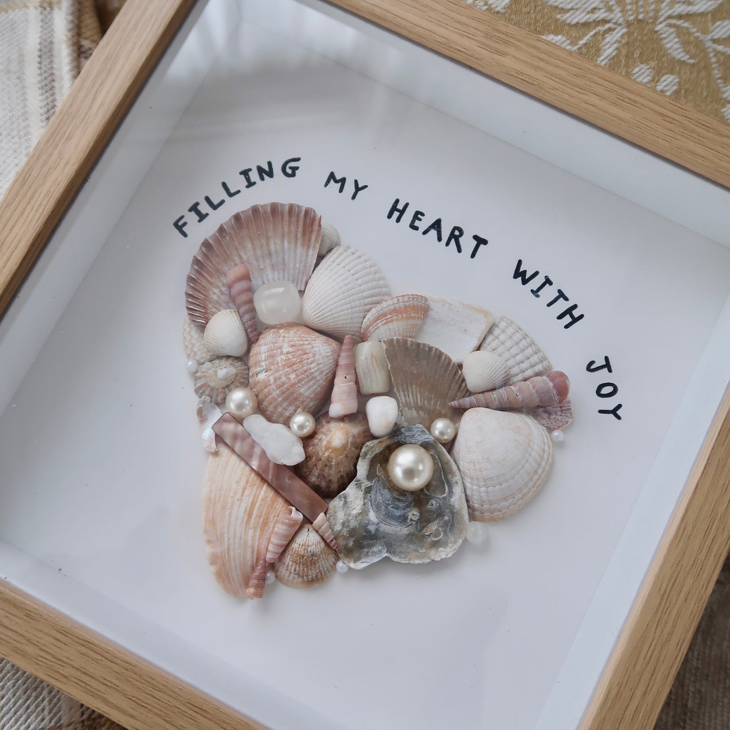 ocean heart - framed art