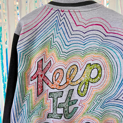 keep it bright varsity jacket