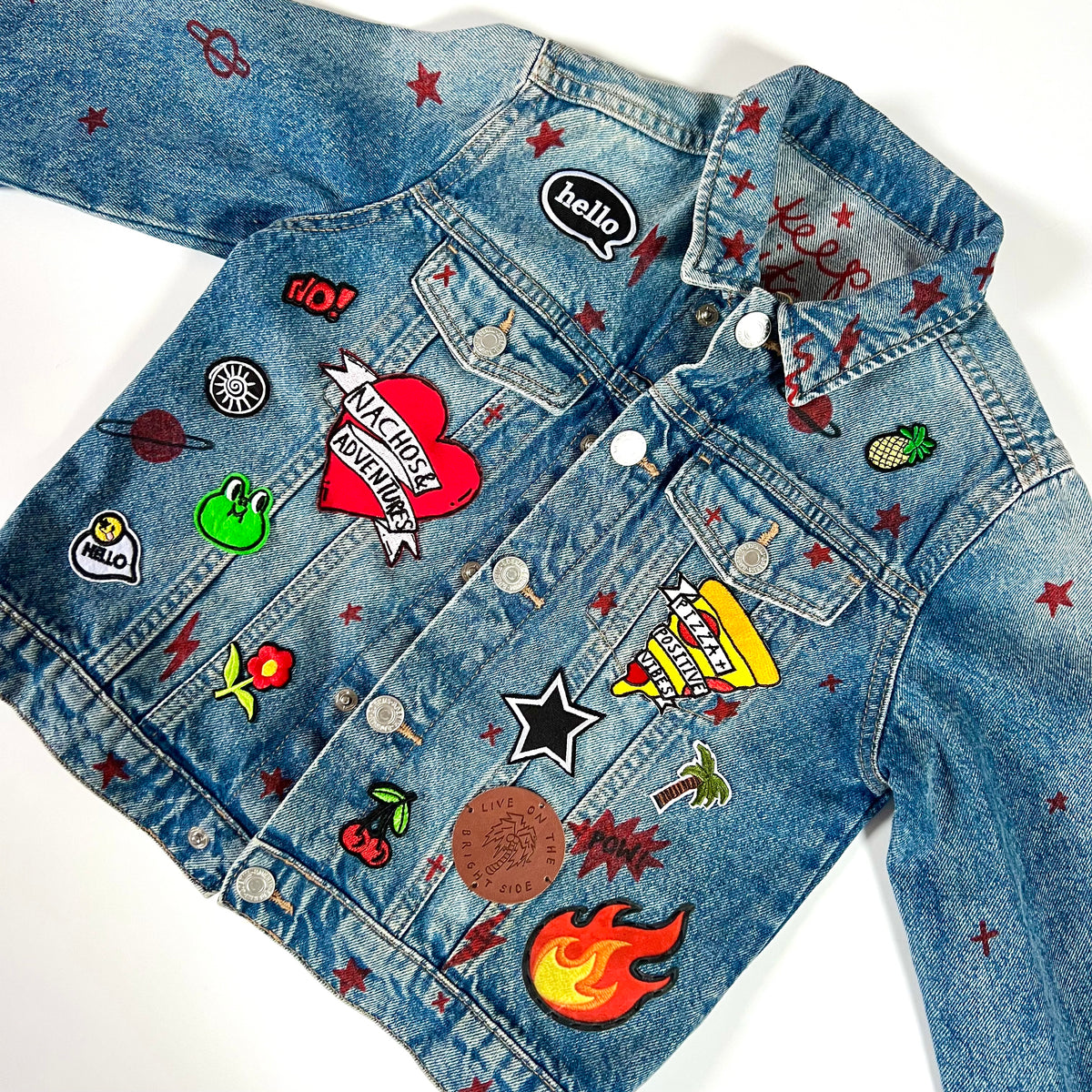 ‘rockstar’ kids denim jacket