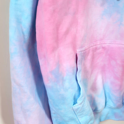 blooming tie dye hoodie