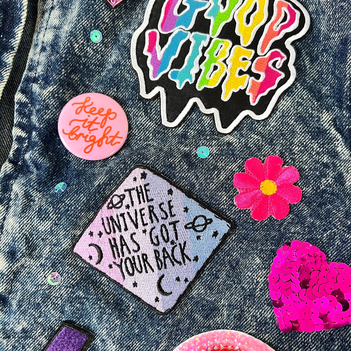 the 'candy’ crop denim jacket