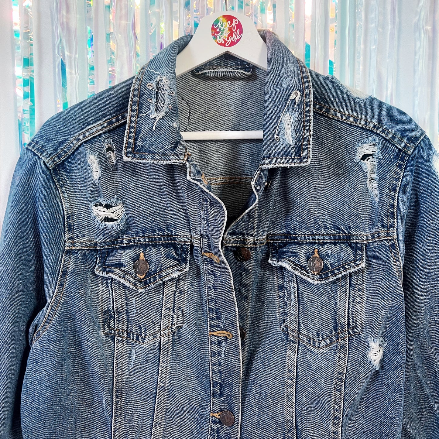 the ‘punk’ denim jacket