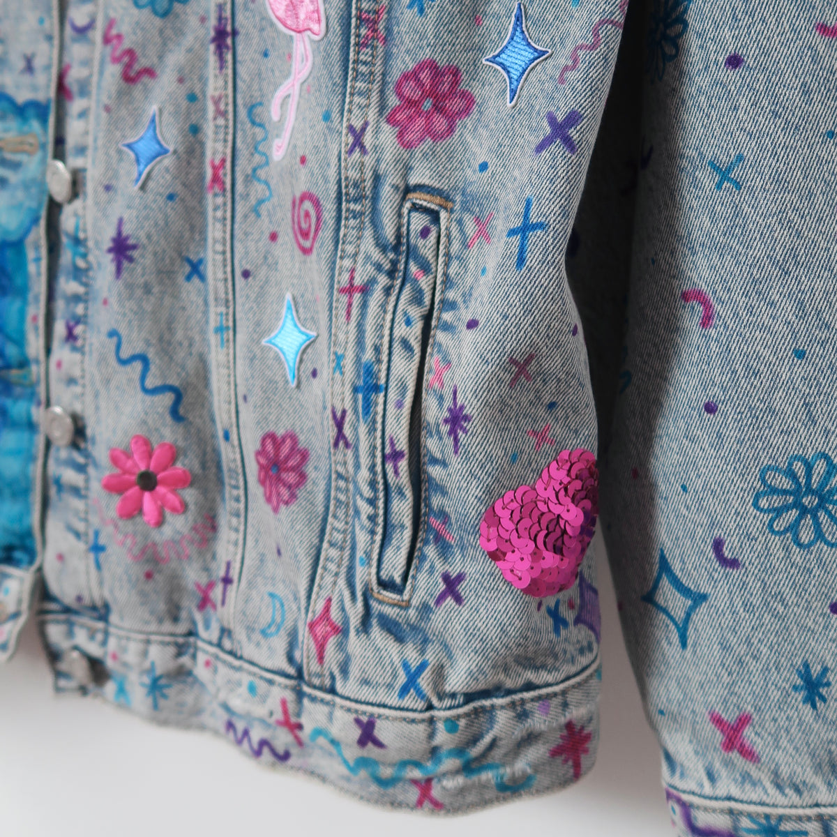 the ‘party’ denim jacket