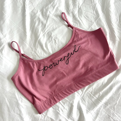 powerful bralette - pink