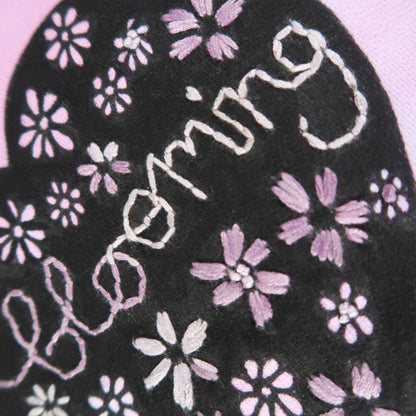 blooming tie dye hoodie