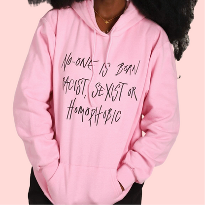 hate is taught hoodie - pink | 2 styles
