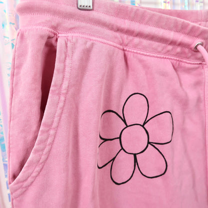 flower power lounge pants - pink