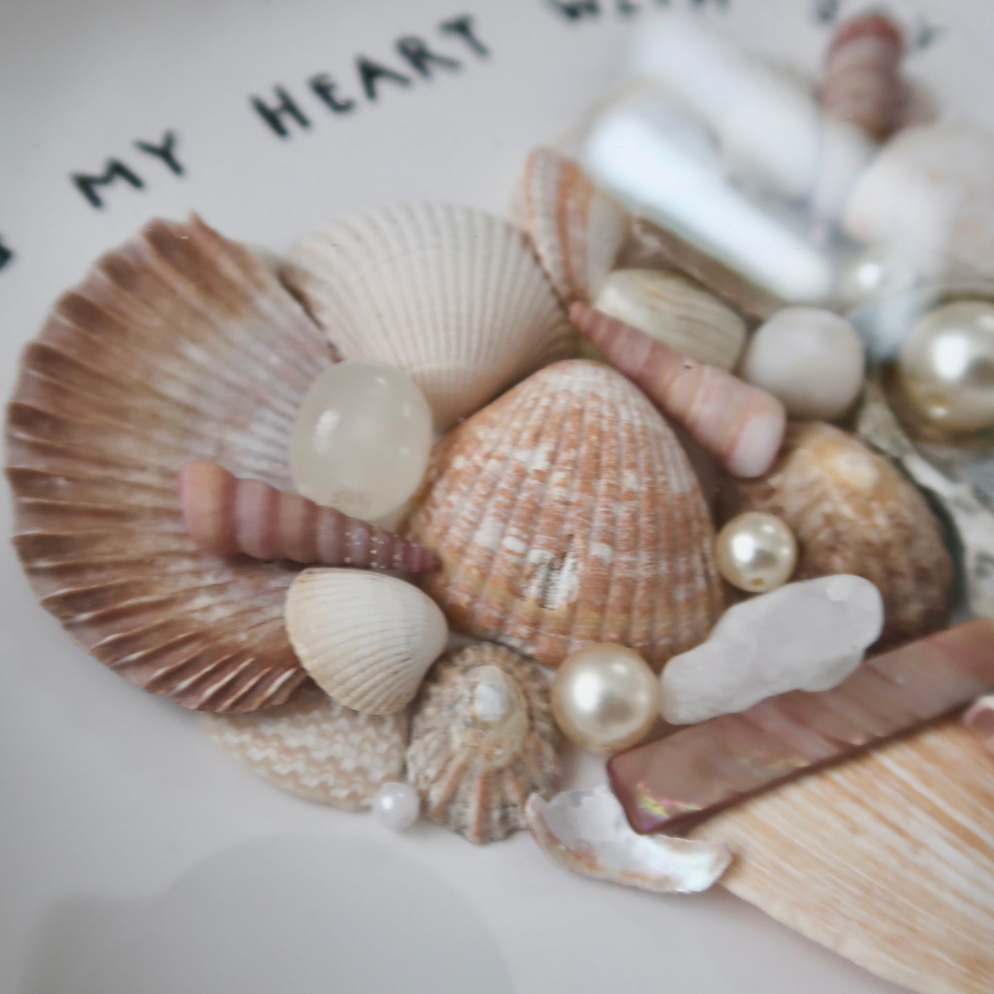 ocean heart - framed art