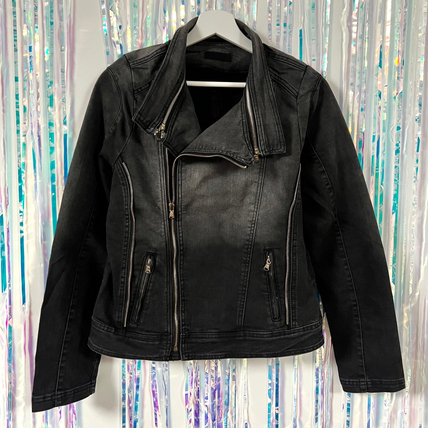 kind heart, fierce mind, brave spirit denim jacket