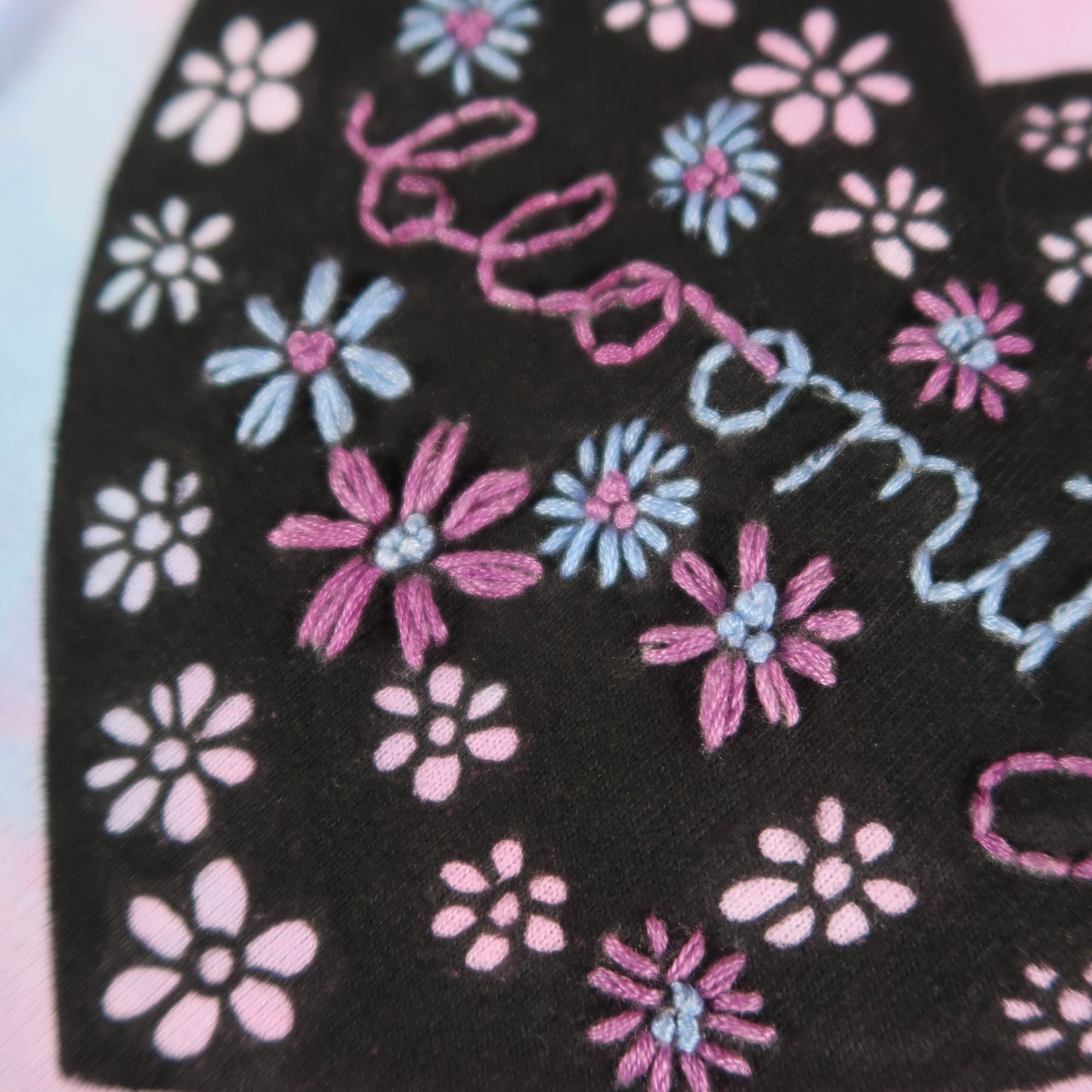 blooming tie dye hoodie