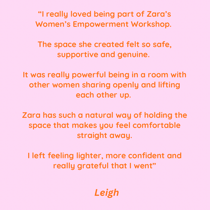 women's empowerment workshop | manchester | 19th september