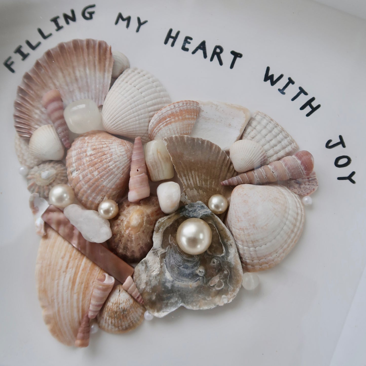 ocean heart - framed art