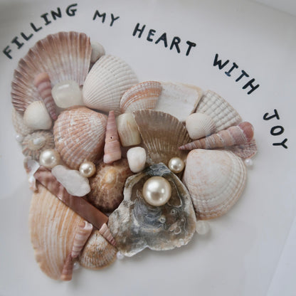 ocean heart - framed art