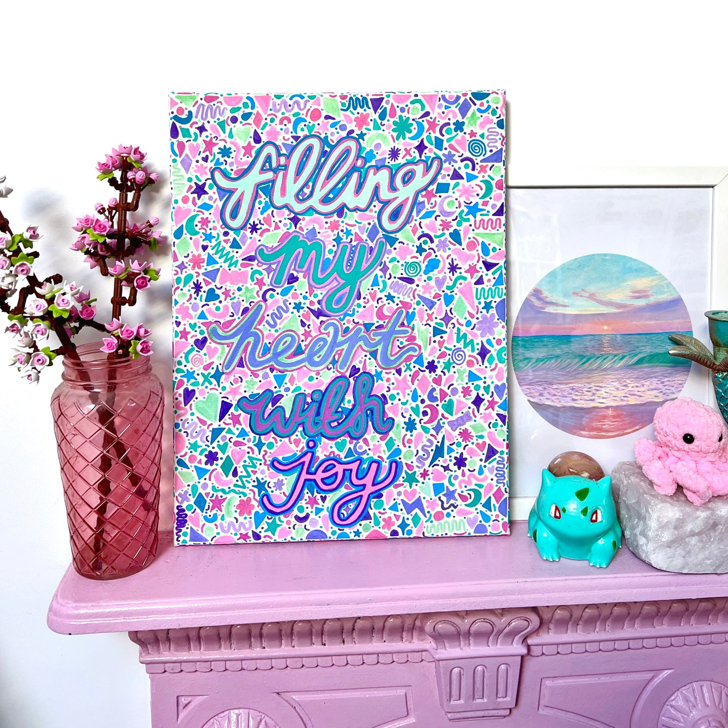 filling my heart with joy canvas