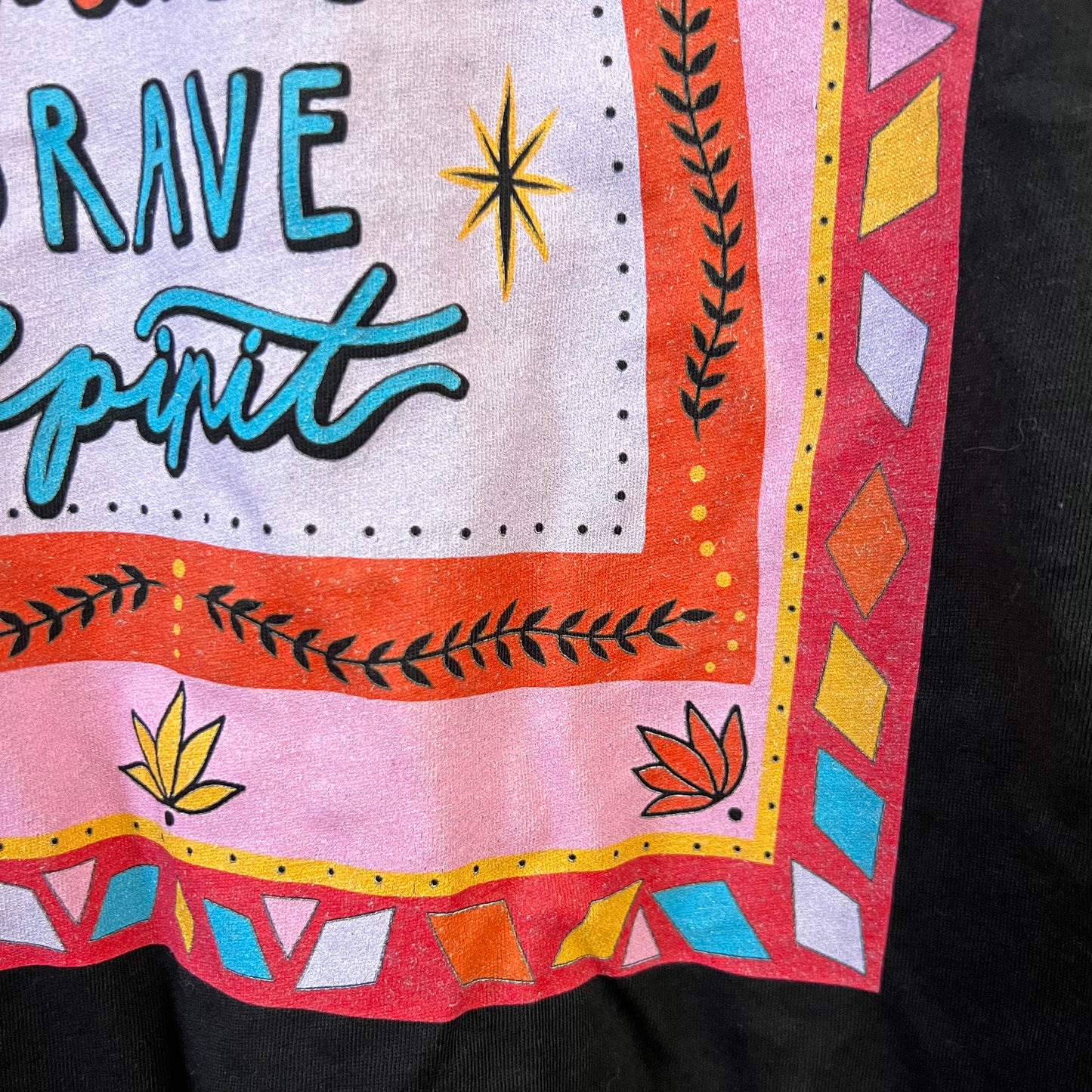 kind heart, fierce mind, brave spirit t-shirt - slightly imperfect