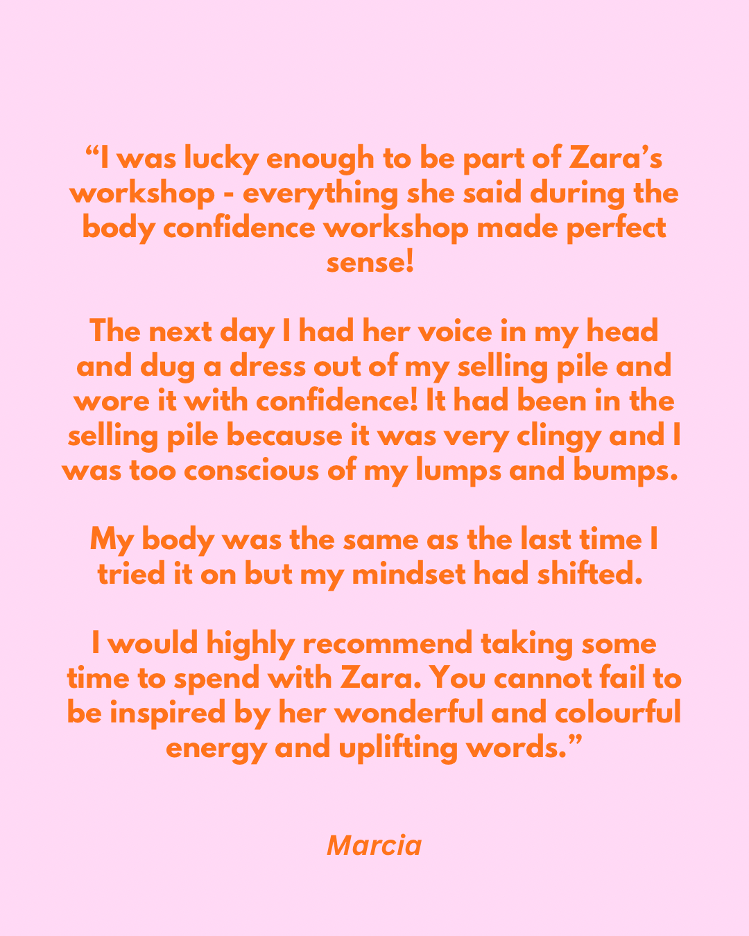 body positivity workshop | london | 18th july