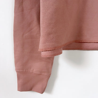 kind heart, fierce mind, brave spirit crop sweatshirt - pink