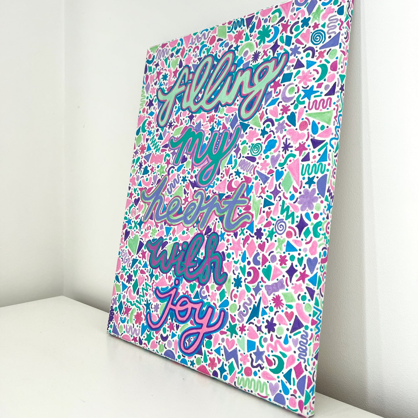 filling my heart with joy canvas