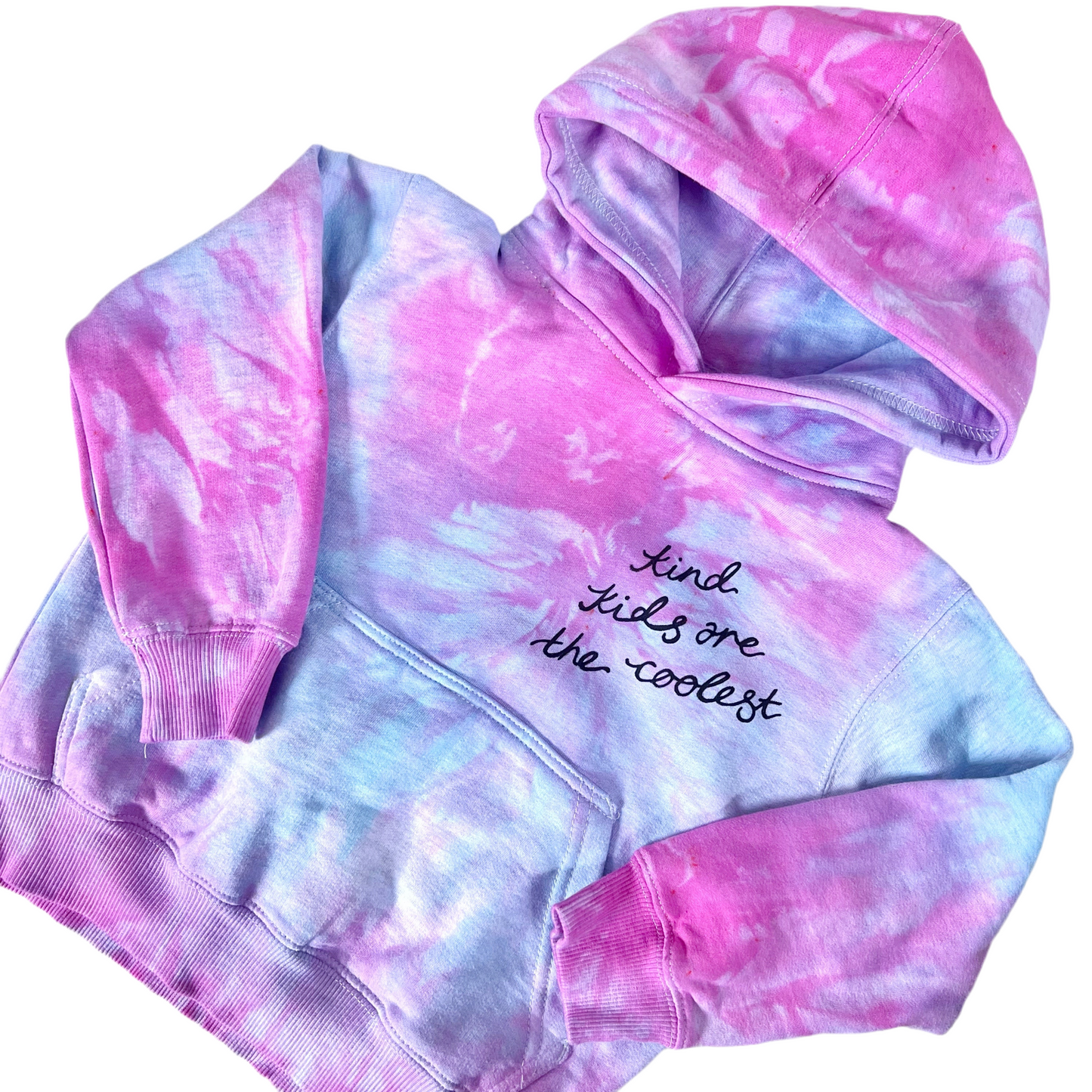 kind kids are the coolest tie dye hoodie