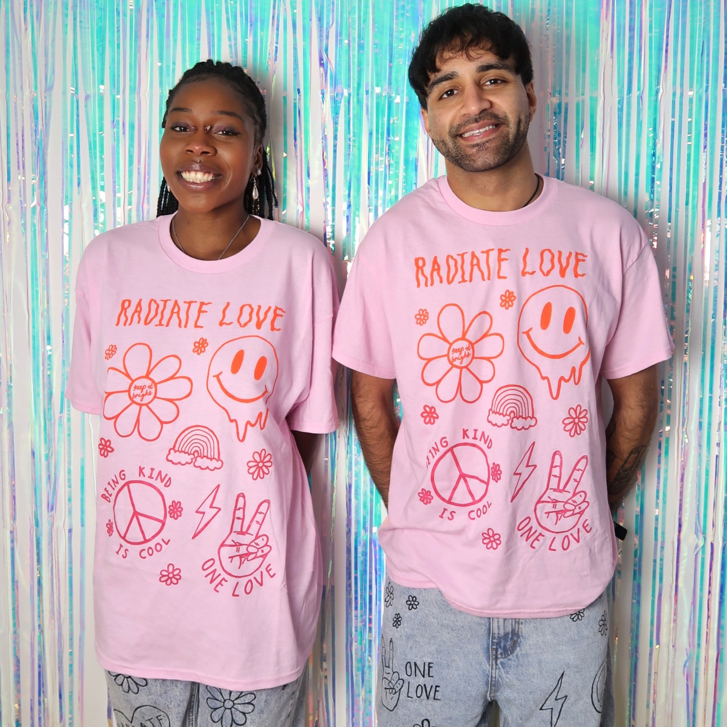 hippie heart t-shirts | 4 colours