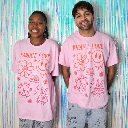hippie heart t-shirts | 4 colours