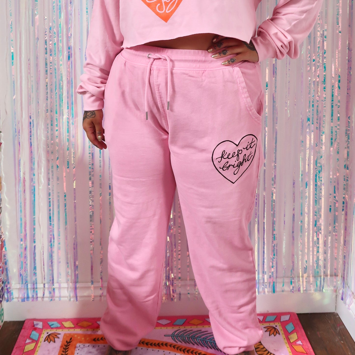 keep it bright lounge pants - pink
