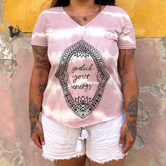 protect your energy tie dye top