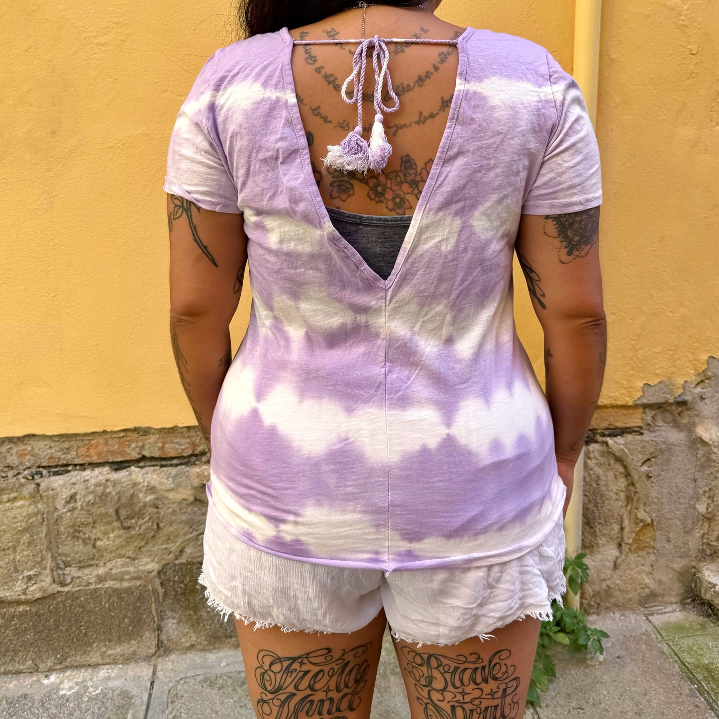 trust the timing of your life tie dye top