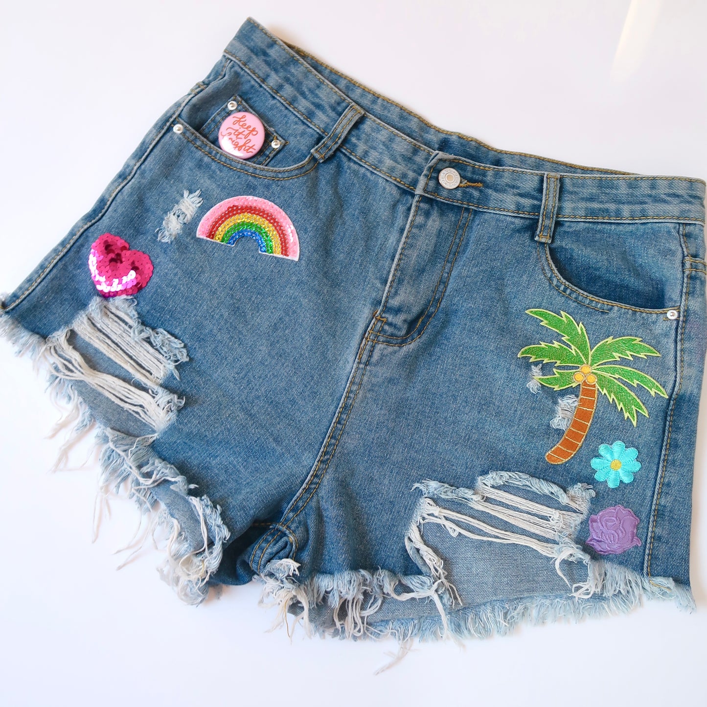 endless summer denim shorts