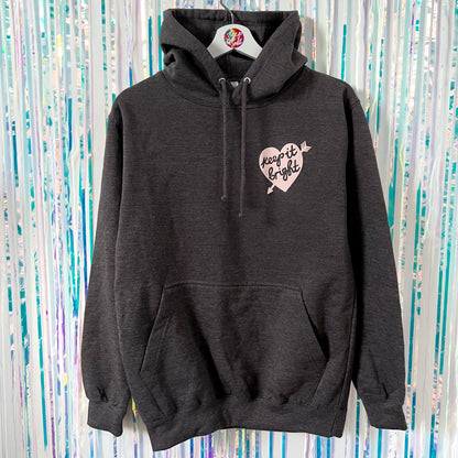 filling my heart with joy hoodie - grey