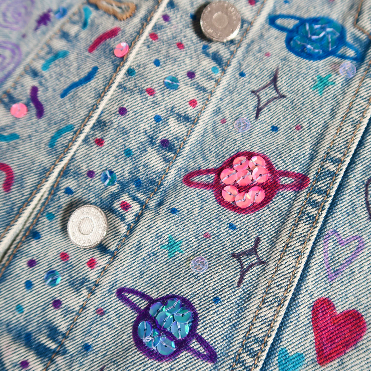 the ‘cosmic’ denim jacket