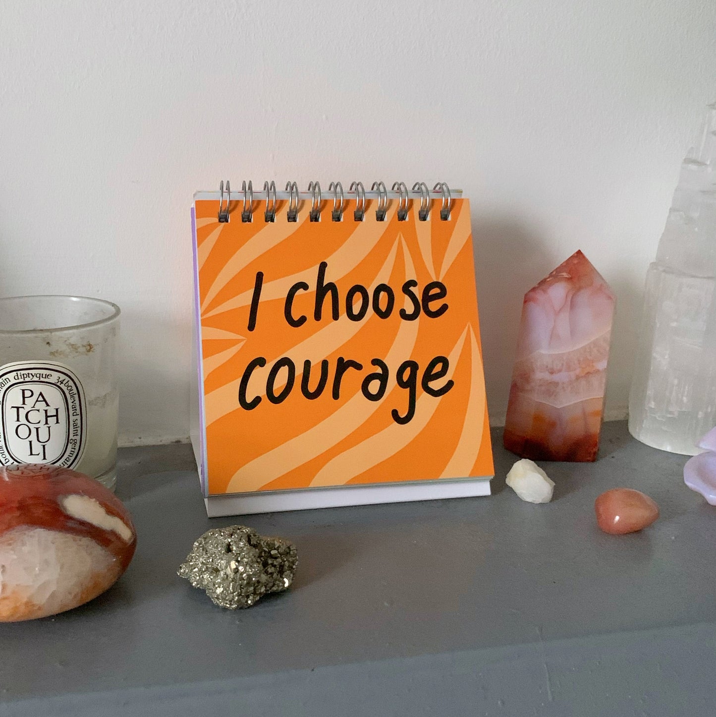 page-a-day affirmation easel