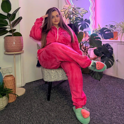 keep it bright tie dye onesie - pink