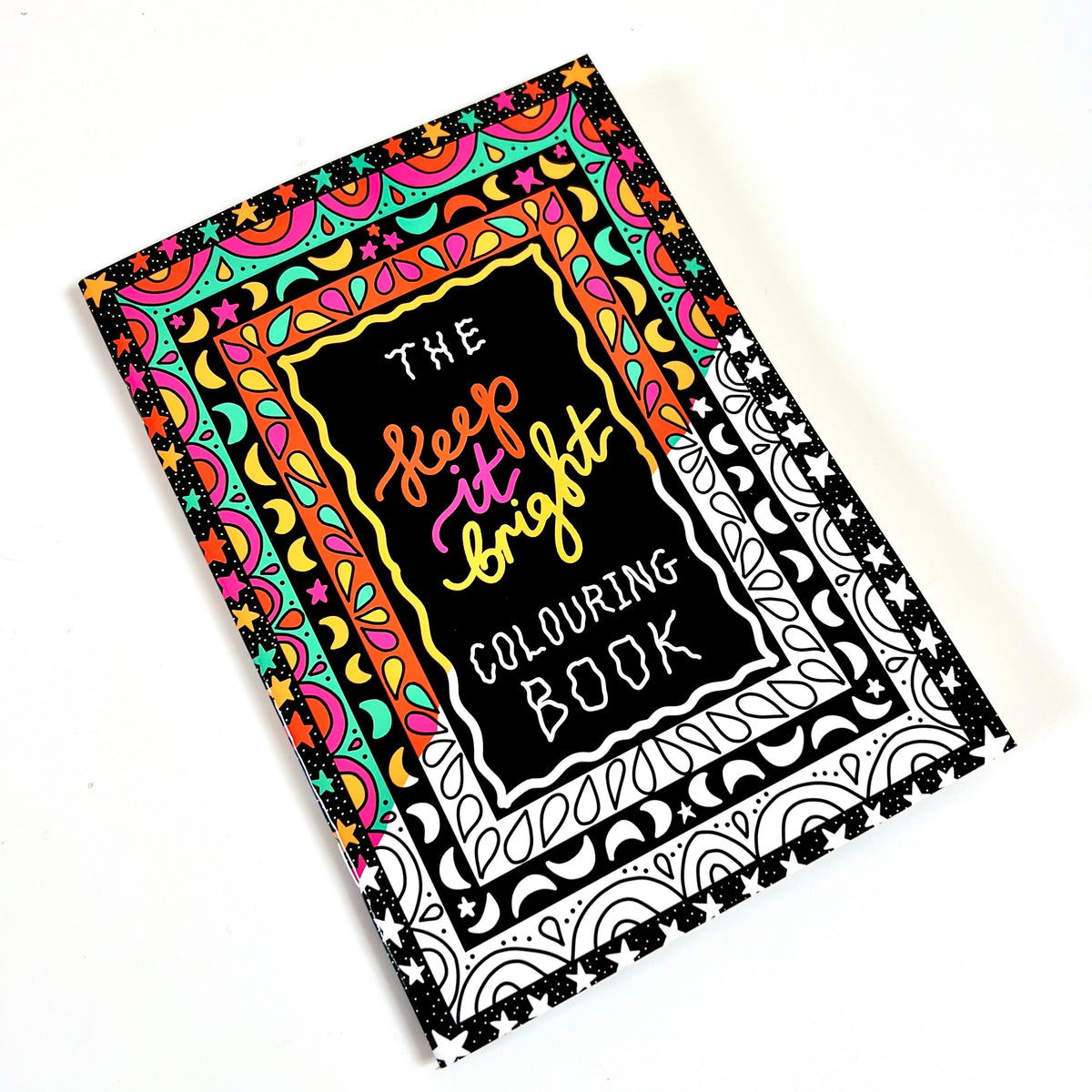 keep it bright colouring book - 10 prints