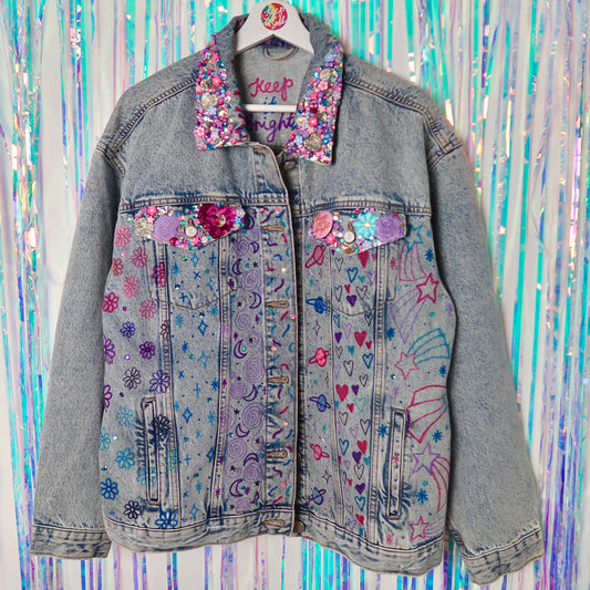 the ‘cosmic’ denim jacket