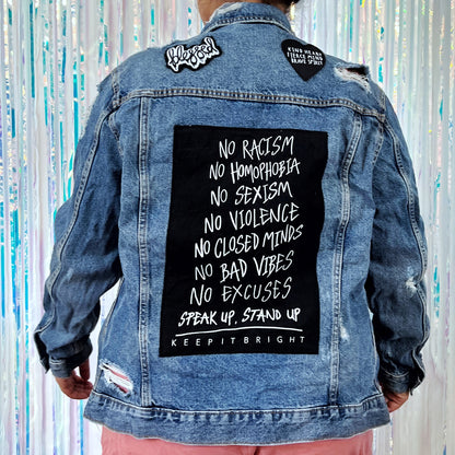 the ‘punk’ denim jacket