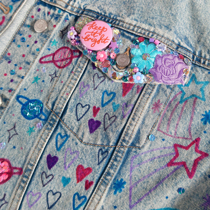 the ‘cosmic’ denim jacket