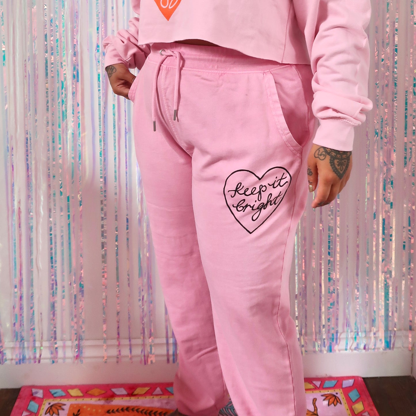 keep it bright lounge pants - pink