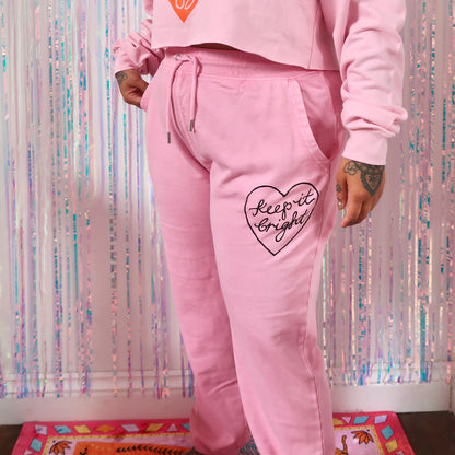 keep it bright lounge pants - pink