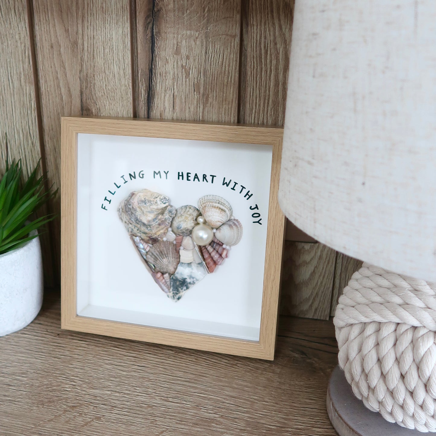 coastal treasure - framed art