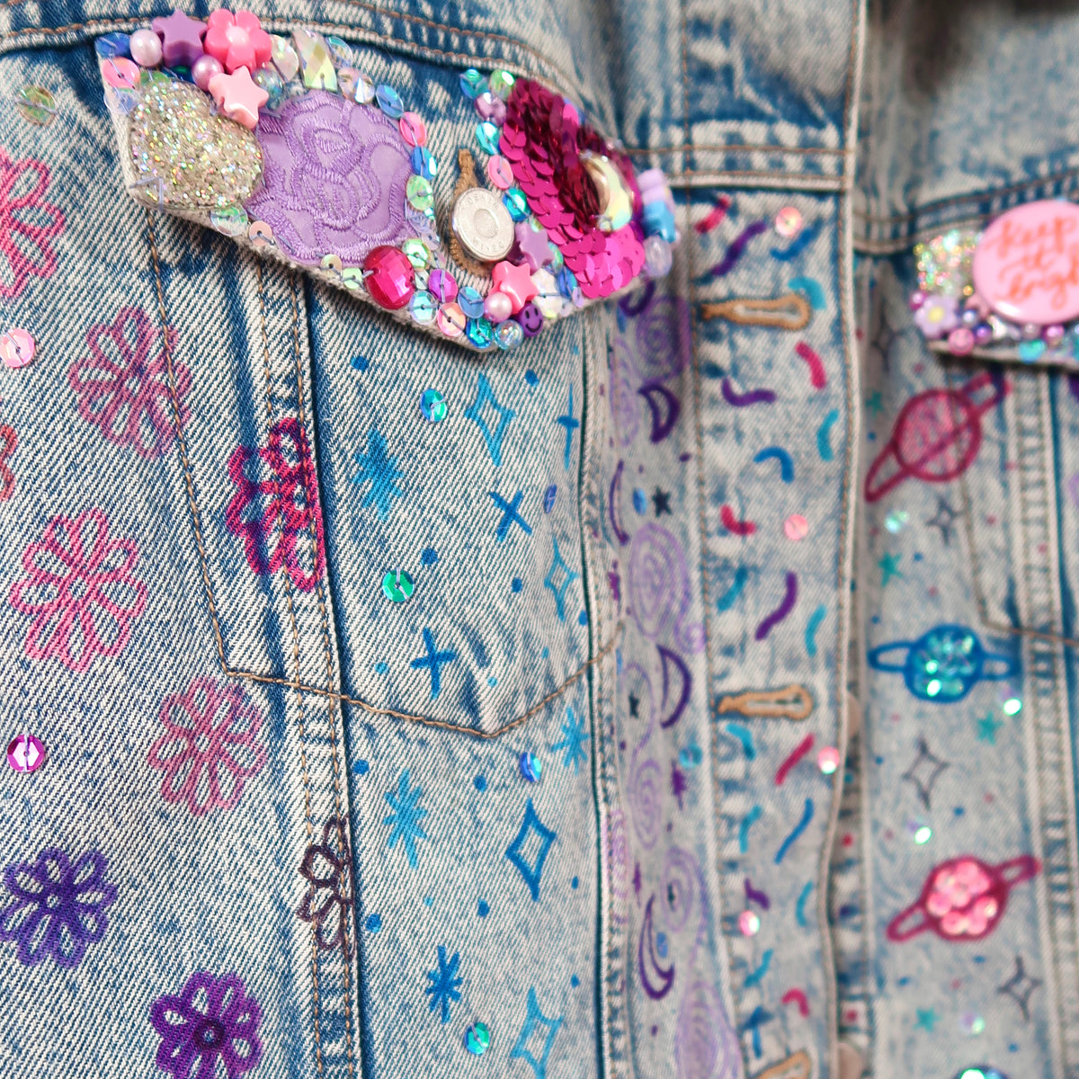 the ‘cosmic’ denim jacket