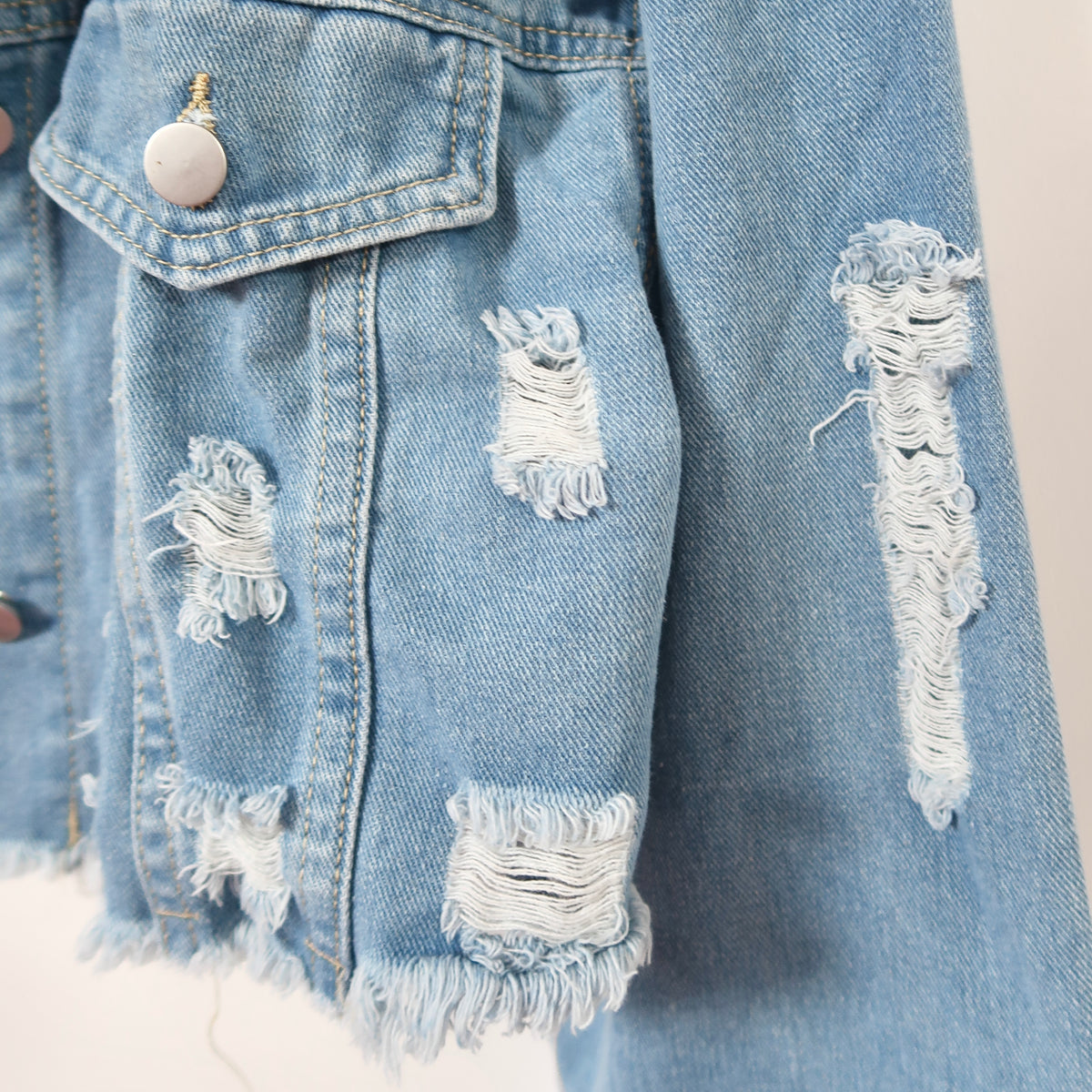 the ‘heart on sleeve’ denim jacket